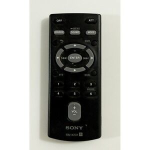 Sony RM-X201 Remote Control Car Audio Black Wireless OEM Replacement